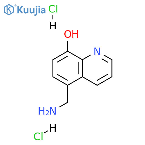5-(aminomethyl)quinolin-8-ol dihydrochloride structure