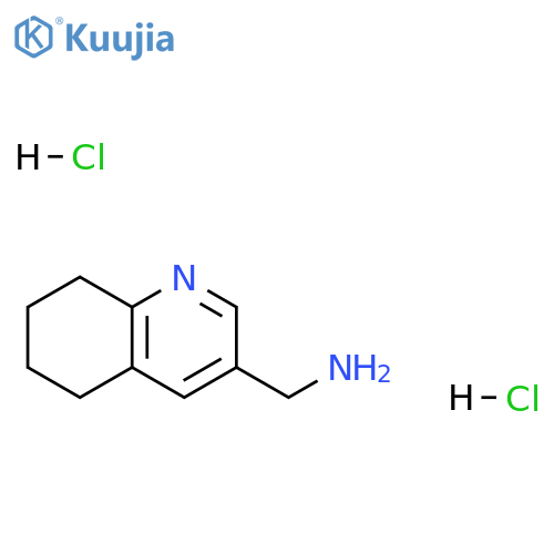 (5,6,7,8-tetrahydroquinolin-3-yl)methanamine dihydrochloride structure