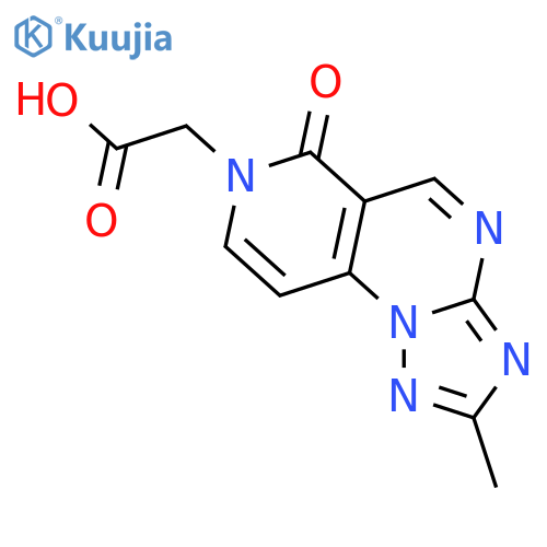 (2-Methyl-6-oxopyrido3,4-e1,2,4triazolo1,5-apyrimidin-7(6H)-yl)acetic acid structure