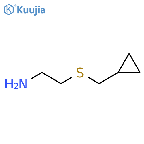 2-(Cyclopropylmethyl)sulfanylethan-1-amine structure
