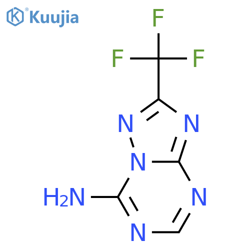 2-(Trifluoromethyl)1,2,4triazolo1,5-a1,3,5triazin-7-amine structure