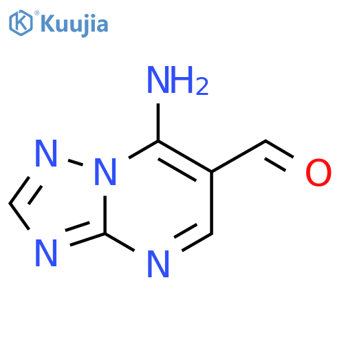 7-Amino[1,2,4]triazolo[1,5-a]pyrimidine-6-carbaldehyde structure
