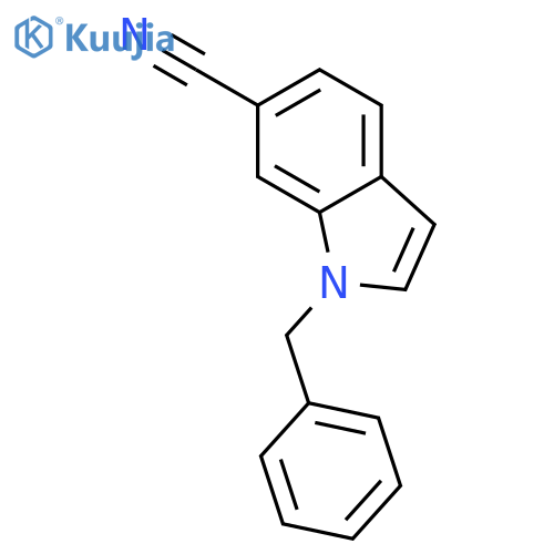 1-Benzyl-1H-indole-6-carbonitrile structure