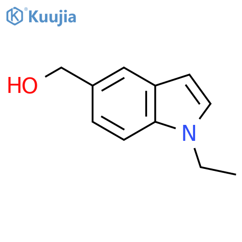 (1-Ethyl-1H-indol-5-yl)methanol structure
