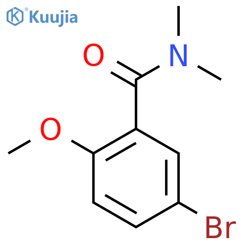 5-bromo-2-methoxy-N,N-dimethyl-benzamide structure