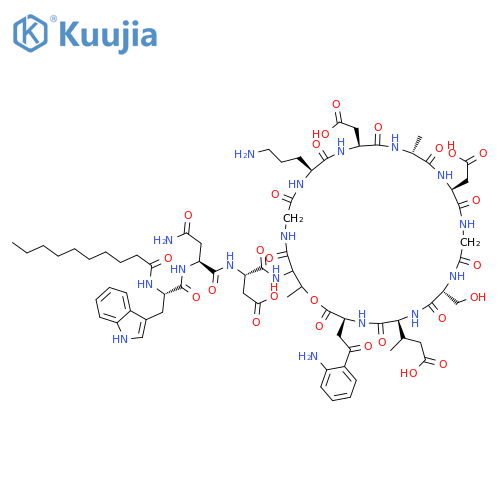 Daptomycin structure