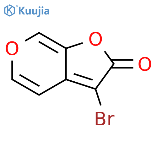 2H-Furo[2,3-c]pyran-2-one, 3-bromo- structure