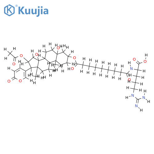 cinobufotalin 3-nonanedioylarginine ester structure