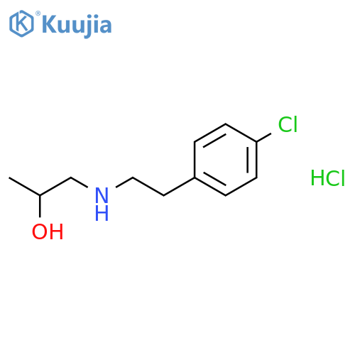 1-((4-Chlorophenethyl)amino)propan-2-ol Hydrochloride structure
