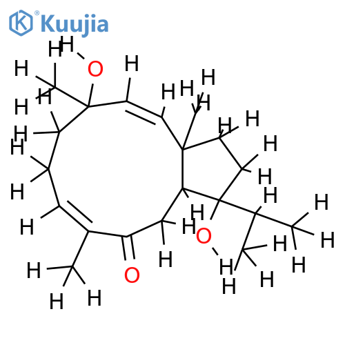 (1S*,2E,4R*,7Z,11S*,12S*)-4,12-dihydroxydolabella-2,7-dien-9-one structure