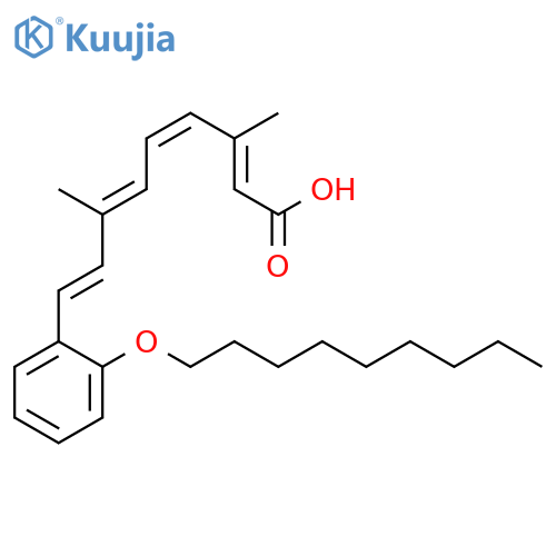 2,4,6,8-Nonatetraenoic acid, 3,7-dimethyl-9-[2-(nonyloxy)phenyl]-, (E,Z,E,E)- structure