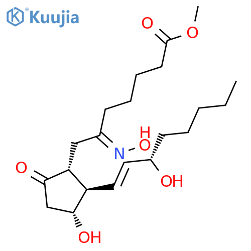 Prost-13-en-1-oic acid, 11,15-dihydroxy-6-(hydroxyimino)-9-oxo-, methyl ester, (11a,13E,15S)- structure