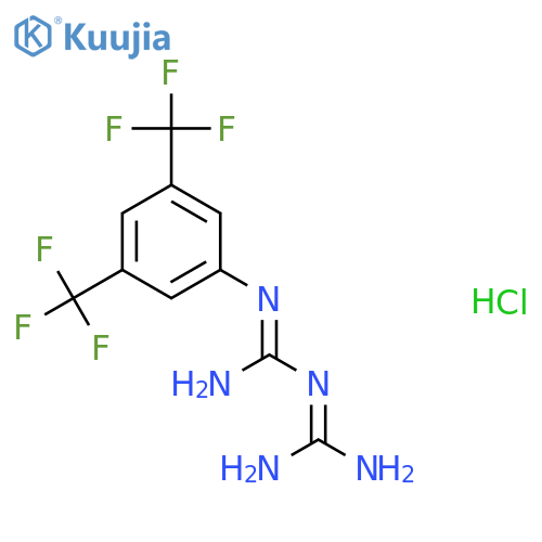 1-3,5-Bis(trifluoromethyl)Phenylbiguanide Hydrochloride structure