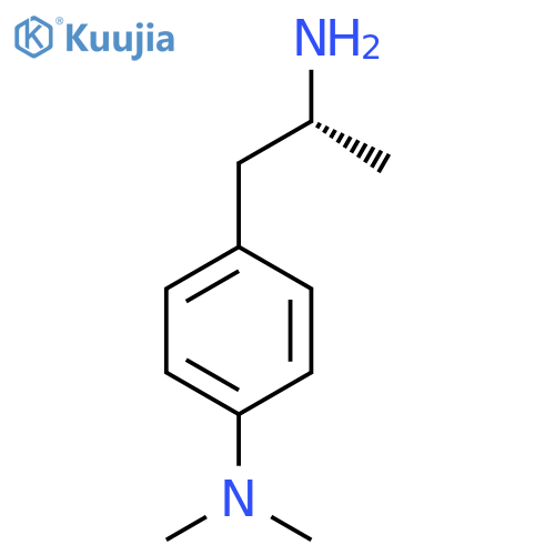 4-(2R)-2-aminopropyl-N,N-dimethylaniline structure