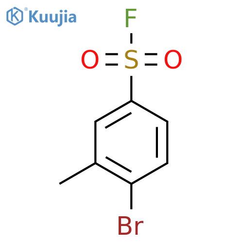 4-bromo-3-methylbenzene-1-sulfonyl fluoride structure