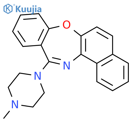 Benzo[f]naphth[2,1-b][1,4]oxazepine, 12-(4-methyl-1-piperazinyl)- structure