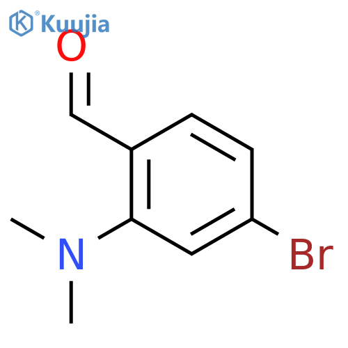 4-Bromo-2-(dimethylamino)benzaldehyde structure