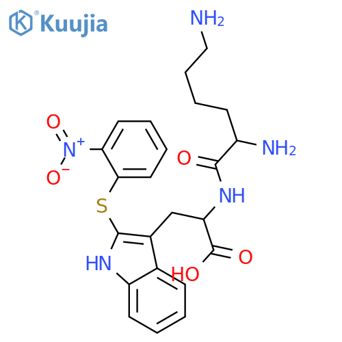L-Tryptophan,N-L-lysyl-2-[(2-nitrophenyl)thio]- (9CI) structure