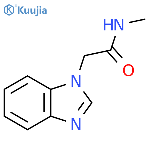 1H-Benzimidazole-1-acetamide,N-methyl- structure