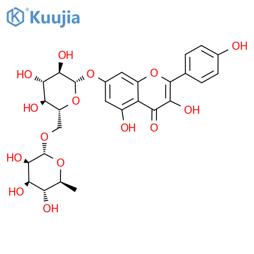 Kaempferol 7-O-rutinoside structure