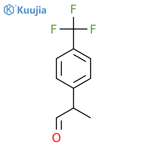 2-4-(Trifluoromethyl)phenylpropanal structure