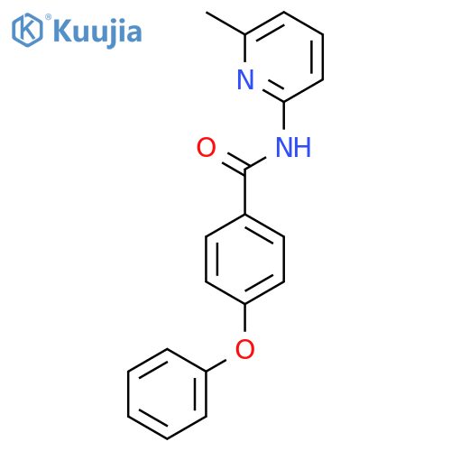 N-(6-methylpyridin-2-yl)-4-phenoxybenzamide structure