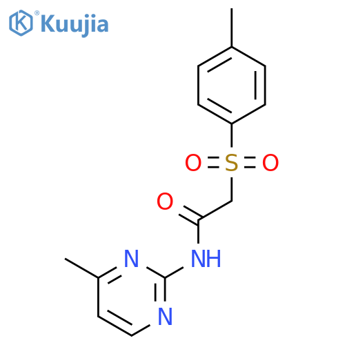 Acetamide, 2-[(4-methylphenyl)sulfonyl]-N-(4-methyl-2-pyrimidinyl)- structure