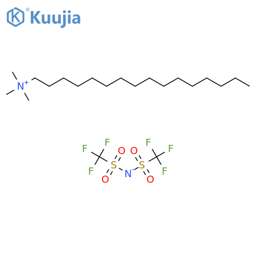 Hexadecyltrimethylammonium bis(trifluoromethylsulfonyl)imide structure