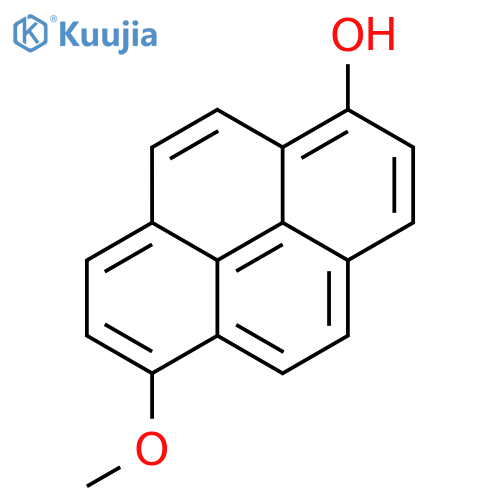 6-Methoxy-1-pyrenol structure