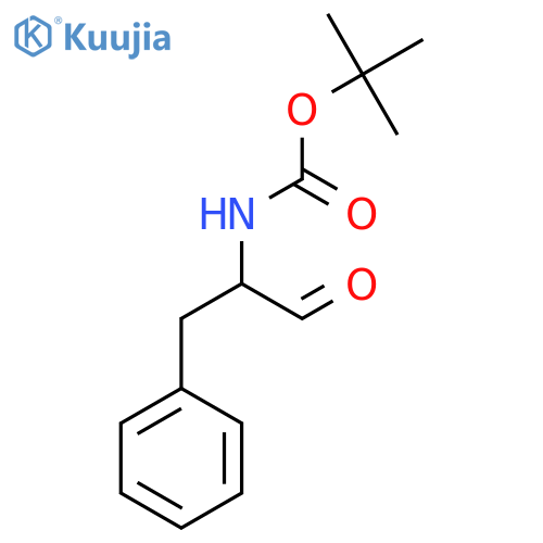 tert-Butyl N-(1-Benzyl-2-oxoethyl)carbamate structure