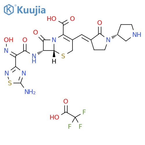 Ceftobiprole trifluoroacetate structure