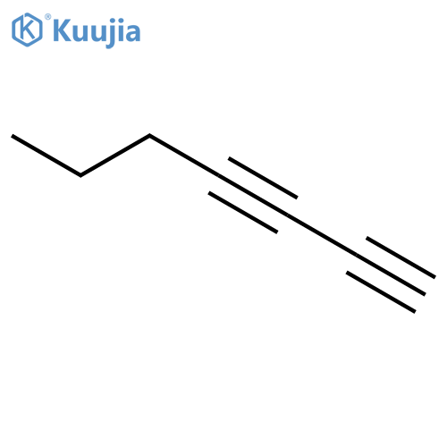 1,3-HEPTADIYNE structure
