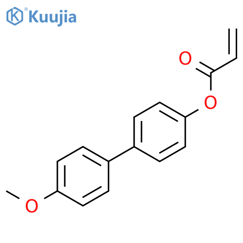 2-Propenoic acid, 4'-methoxy[1,1'-biphenyl]-4-yl ester structure