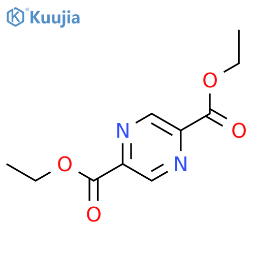 2,5-Pyrazinedicarboxylic acid, diethyl esteracid diethyl ester structure