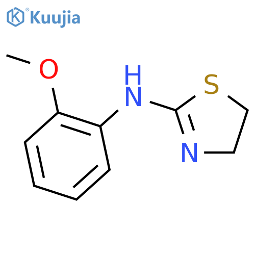 N-(2-Methoxyphenyl)-4,5-dihydro-1,3-thiazol-2-amine structure