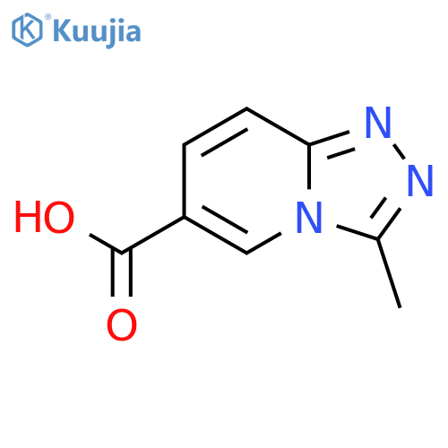 3-Methyl-[1,2,4]triazolo[4,3-a]pyridine-6-carboxylic acid structure
