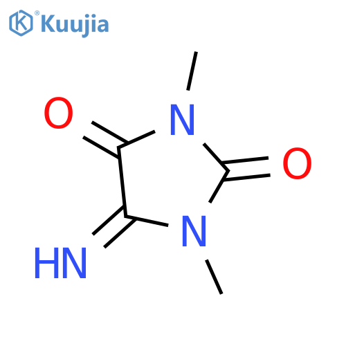 2,4-Imidazolidinedione, 5-imino-1,3-dimethyl- structure