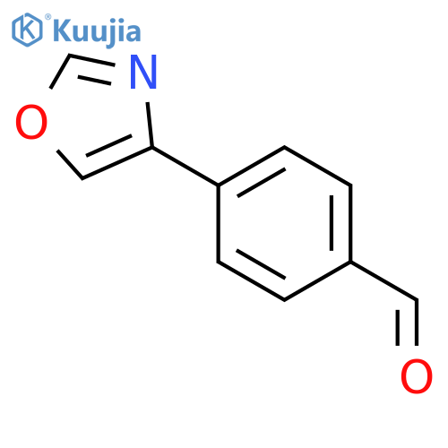4-(1,3-oxazol-4-yl)benzaldehyde structure
