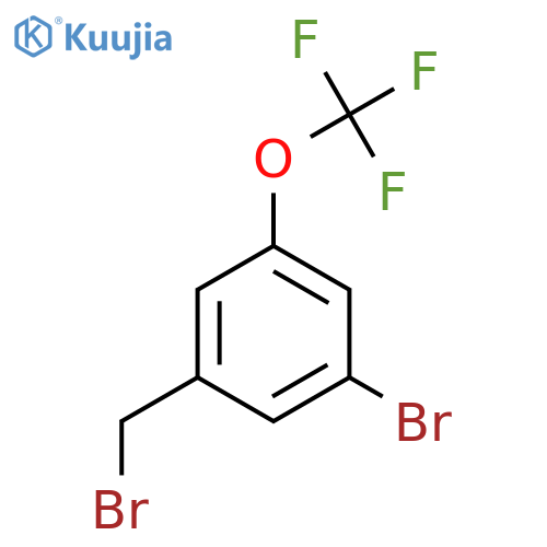 1-bromo-3-(bromomethyl)-5-(trifluoromethoxy)benzene structure