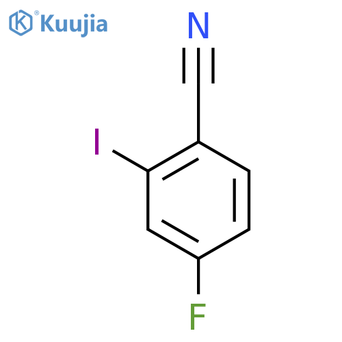 4-Fluoro-2-iodobenzonitrile structure