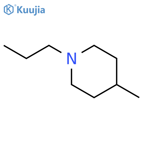 Piperidine, 4-methyl-1-propyl- structure