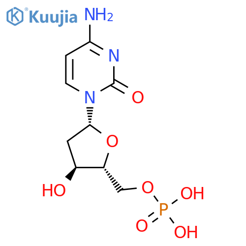 [(2R,3S,5R)-5-(4-amino-2-oxo-pyrimidin-1-yl)-3-hydroxy-tetrahydrofuran-2-yl]methyl dihydrogen phosphate structure