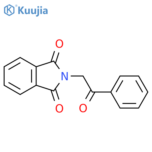 2-(2-Oxo-2-phenylethyl)-1H-isoindole-1,3(2H)-dione structure