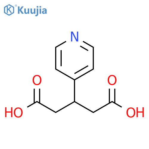3-(pyridin-4-yl)pentanedioic acid structure