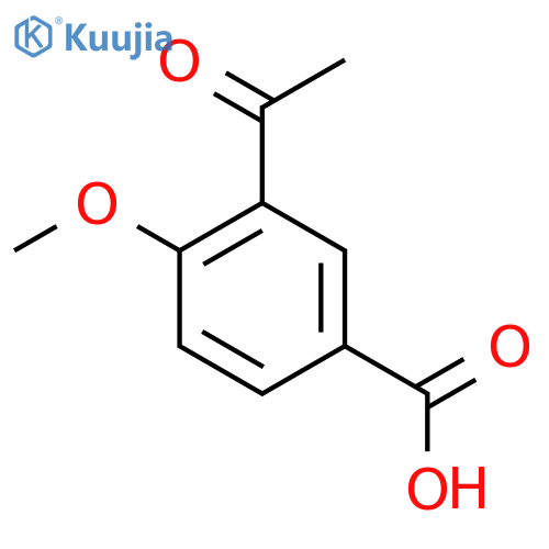 3-Acetyl-4-methoxybenzoic acid structure