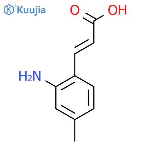 2-Amino-4-methylcinnamic acid structure