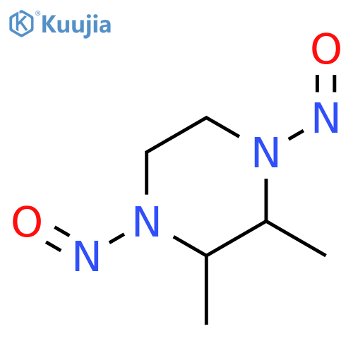 Piperazine,2,3-dimethyl-1,4-dinitroso- structure