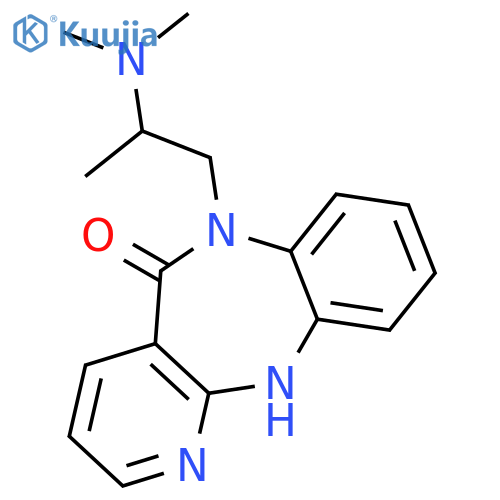5H-Pyrido[2,3-b][1,5]benzodiazepin-5-one,6-[2-(dimethylamino)propyl]-6,11-dihydro- structure