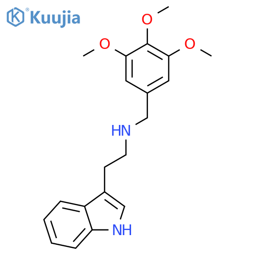 2-(1H-Indol-3-yl)-ethyl-(3,4,5-trimethoxy-benzyl)-amine structure