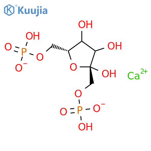 Fructose-1,6-diphosphate calcium salt structure